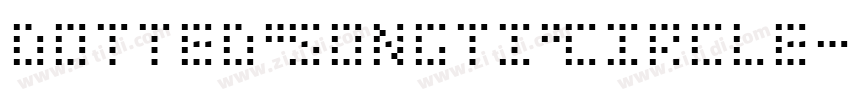 Dotted Songti Circle字体转换